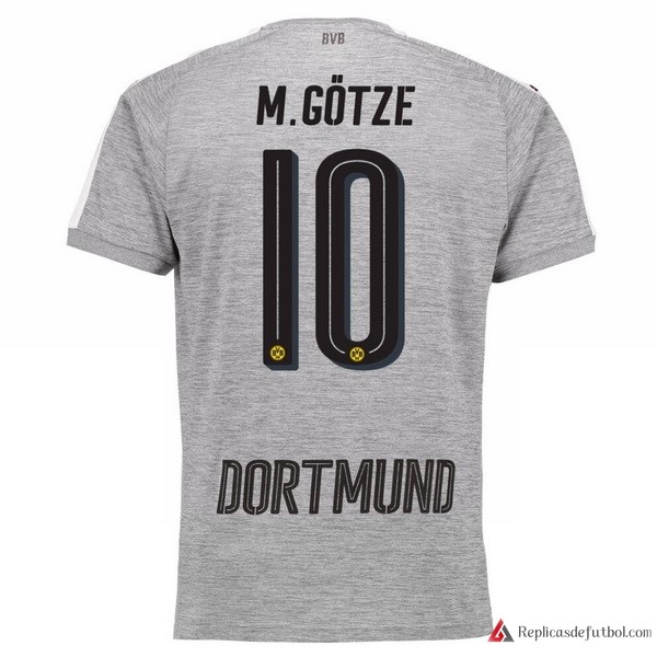Camiseta Borussia Dortmund Tercera equipación M.Gotze 2017-2018